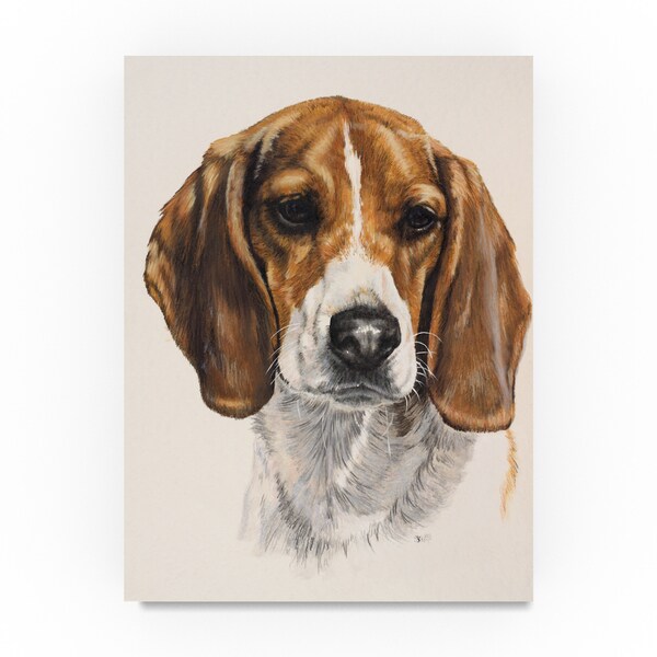 Beagle canvas outlet art