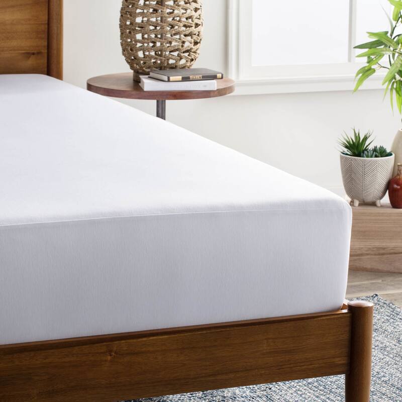 BROOKSIDE TENCEL Jersey 5Sided Mattress Protector On Sale Bed Bath