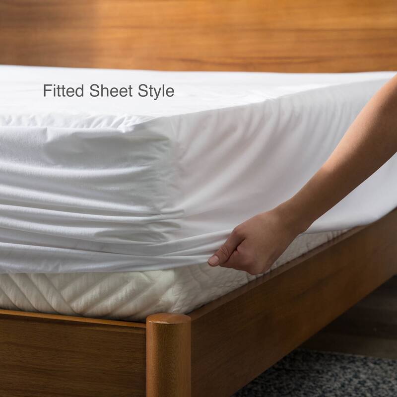 BROOKSIDE TENCEL Jersey 5Sided Mattress Protector On Sale Bed Bath