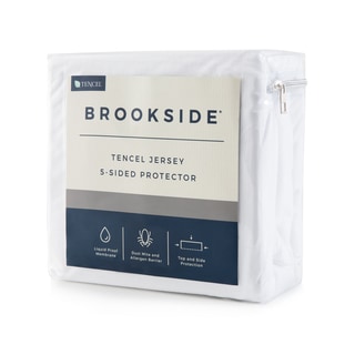 brookside tencel jersey encasement mattress protector