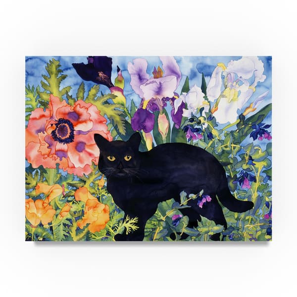 Carissa Luminess 'Black Cat Magic' Canvas Art - On Sale - Bed Bath & Beyond  - 18968631