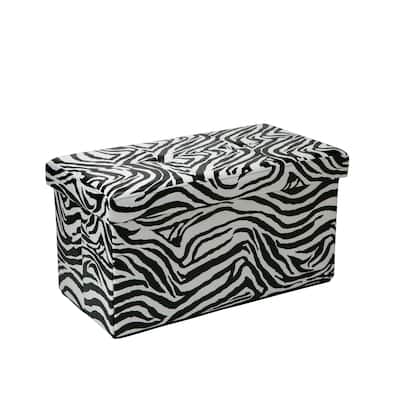 Kennedy Double Folding Ottoman Zebra
