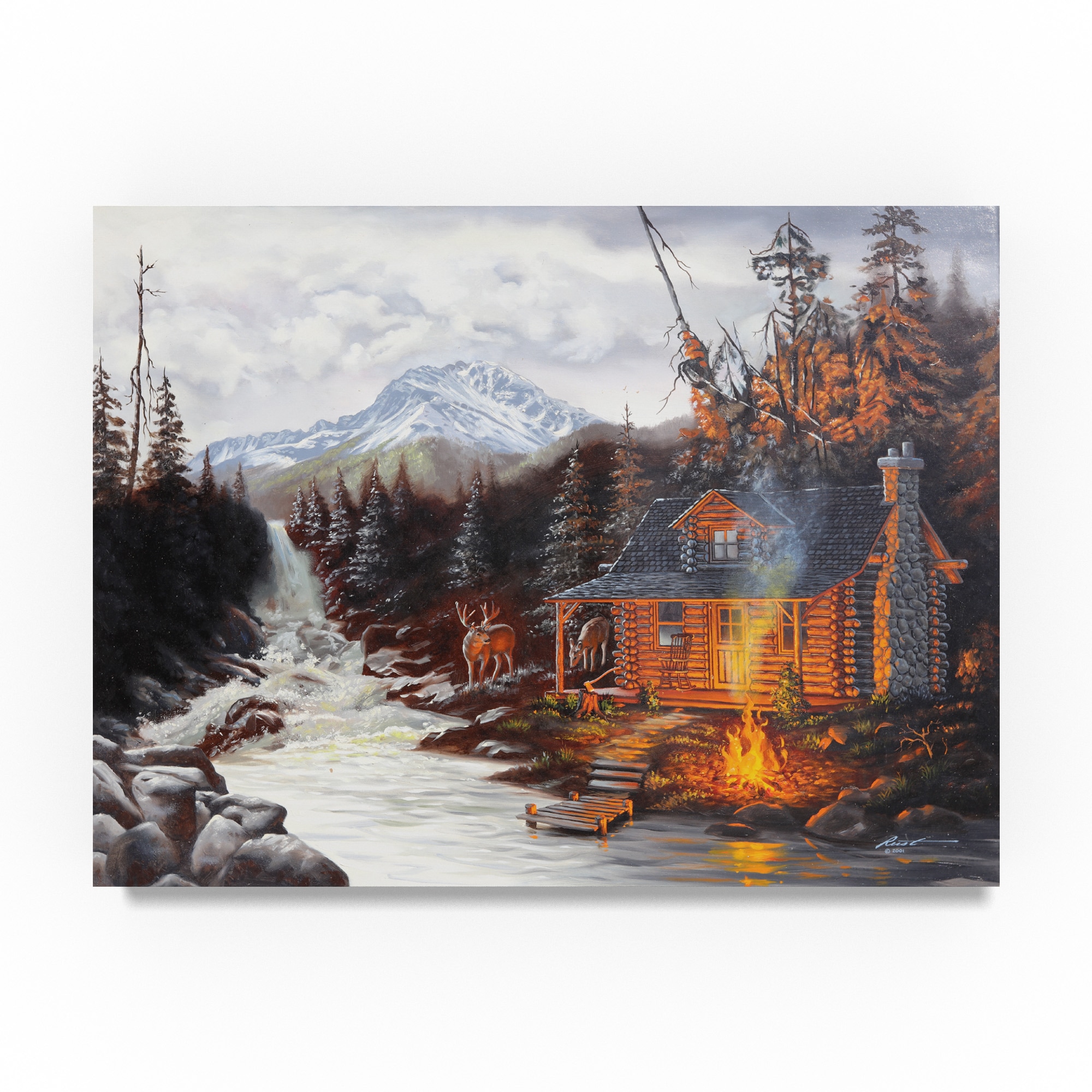 D. Rusty Rust 'Gone Fishing' Canvas Art - On Sale - Bed Bath & Beyond -  18968908