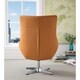 preview thumbnail 3 of 2, ACME Eudora Accent Chair in Orange Leather Gel