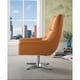 preview thumbnail 2 of 2, ACME Eudora Accent Chair in Orange Leather Gel