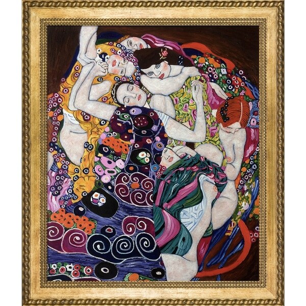 La Pastiche Gustav Klimt 'The Virgin' Hand Painted Oil