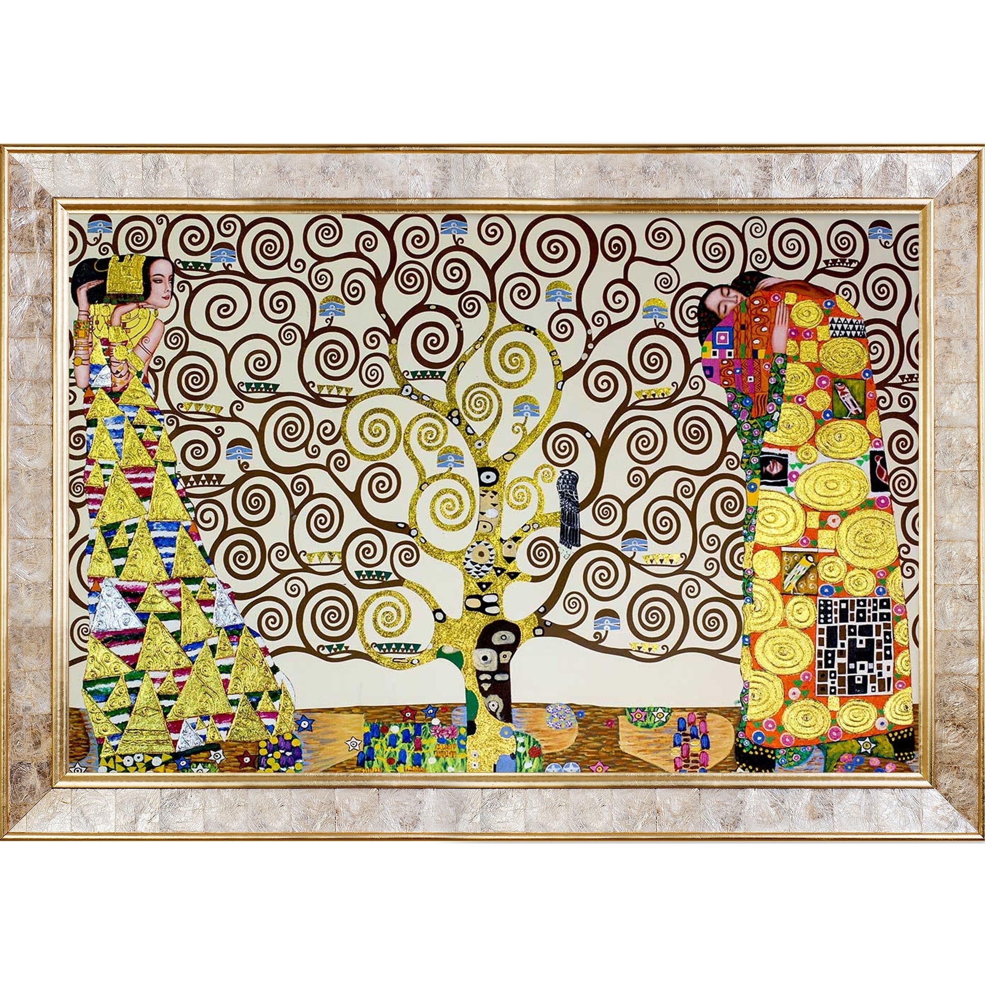 La Pastiche Gustav Klimt 'The Tree Of Life, Stoclet Frieze, 1909 ...