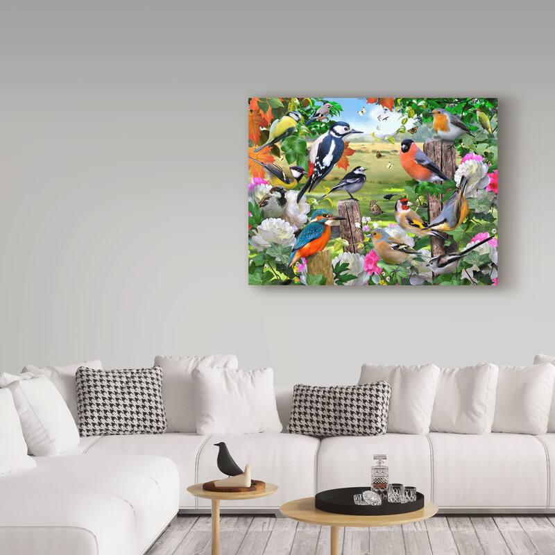 Howard Robinson 'Colorful Birds' Canvas Art