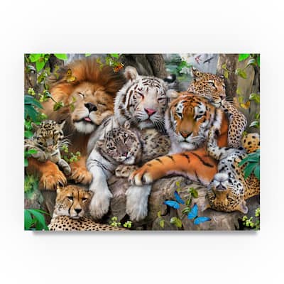 Howard Robinson 'Large Cats' Canvas Art