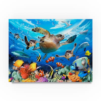 Howard Robinson 'Large Turtle' Canvas Art