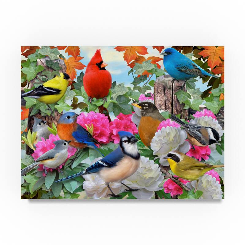 Howard Robinson 'Small Birds' Canvas Art