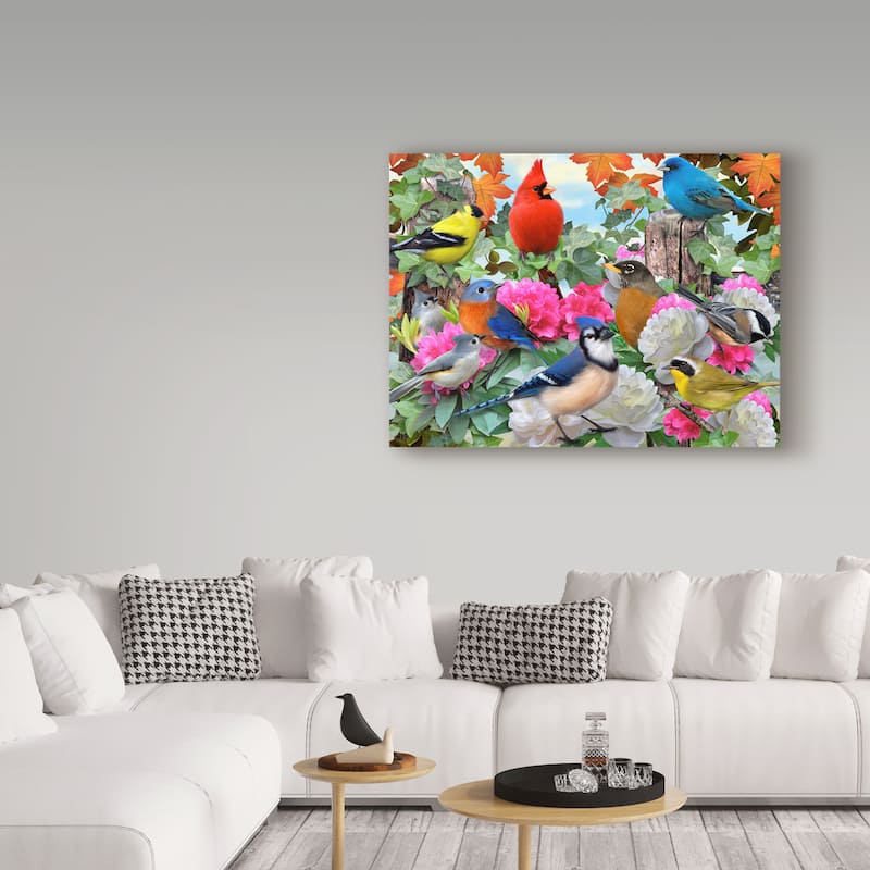 Howard Robinson 'Small Birds' Canvas Art