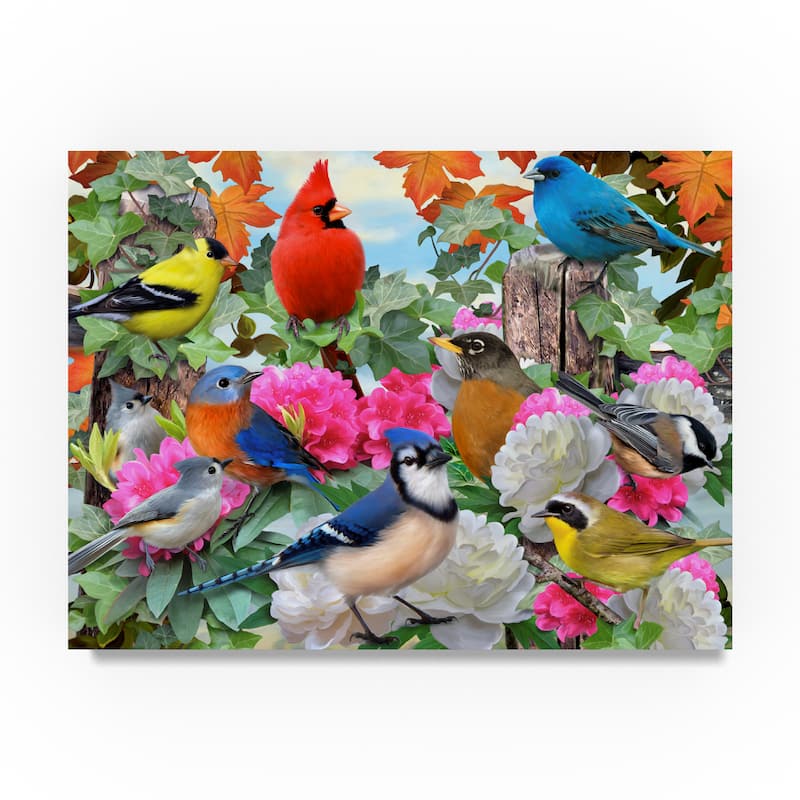Howard Robinson 'Small Birds' Canvas Art