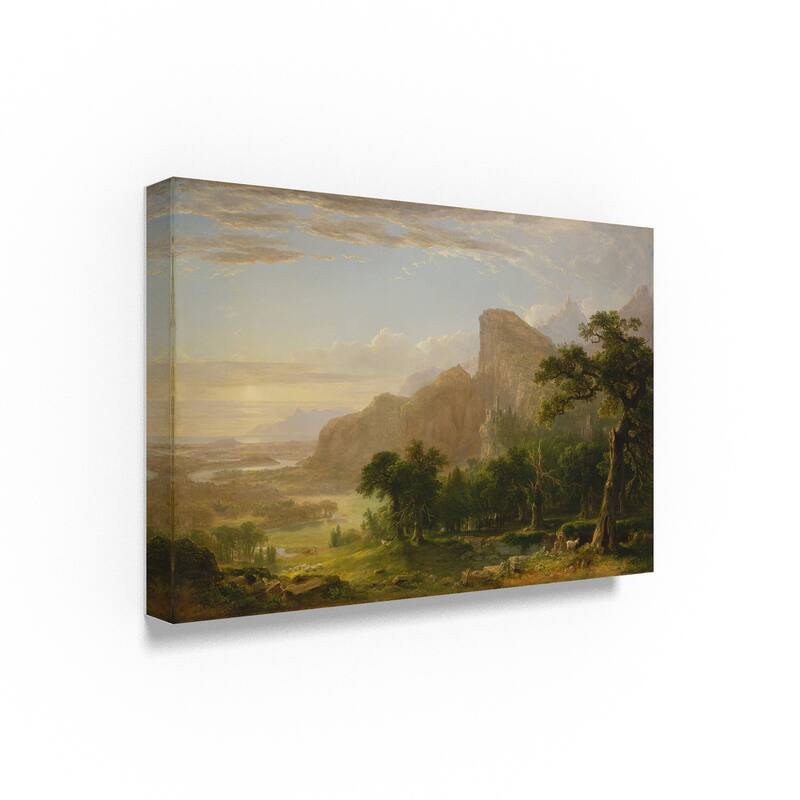 Asher Brown Durand 'Landscape Scene from Thanatopsis 1850 ' Canvas Art ...