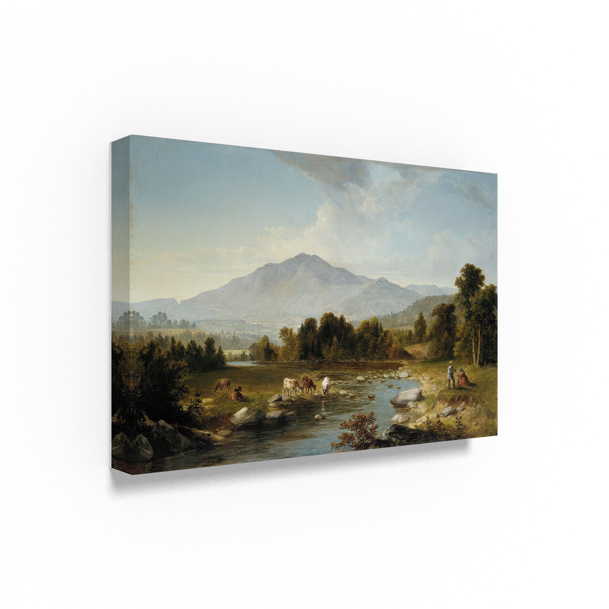 Asher Brown Durand 'High Point Shandaken Mountains 1853 ' Canvas Art ...