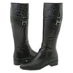 Sudini Prestige Black Calf/Croco Boots - 12316857 - Overstock.com ...