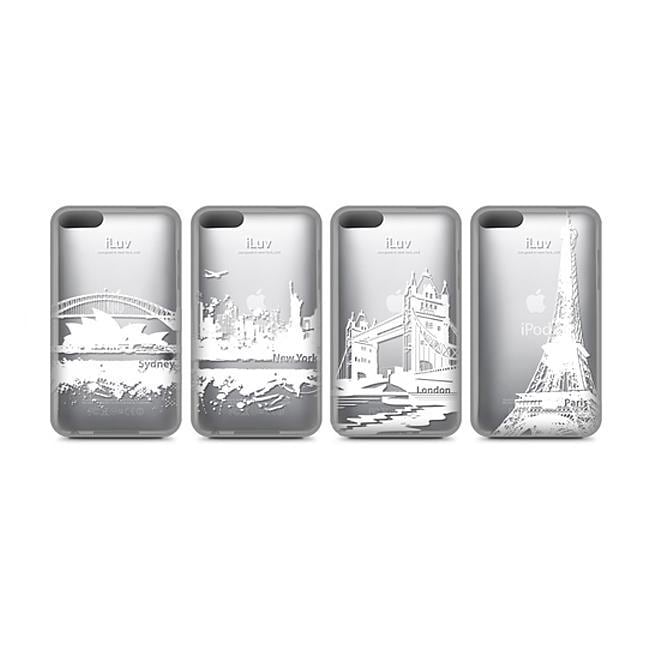 Apple iPod Touch 2 and 3 City Theme Designed Clear Case   
