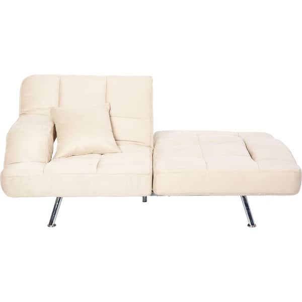 Shop Chai Microsuede Sofa Bed Free Shipping Today Overstock