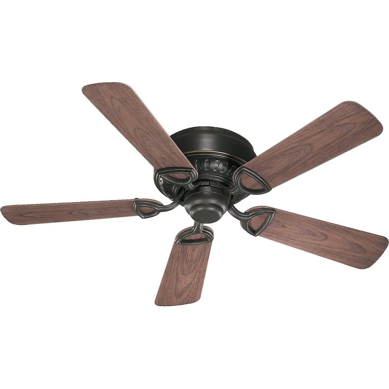 Medallion 42" Indoor / Patio Hugger Ceiling Fan - old world bronze