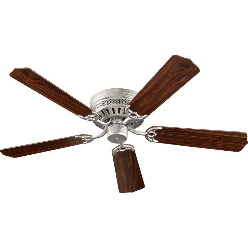 Custom Hugger 52" Ceiling Fan - satin nickel