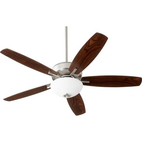 Breeze 52 Inch Transitional Ceiling Fan With Bowl Light Kit By No