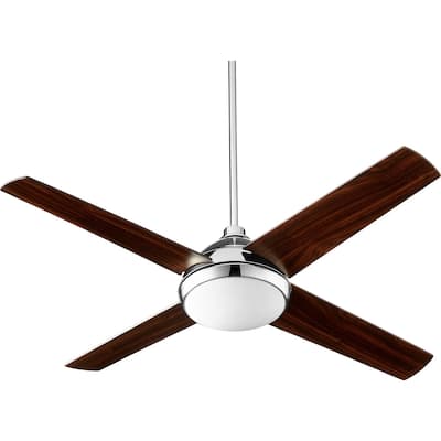 Quest LED 52" Transitional Ceiling Fan with Integraded LED Light Kit