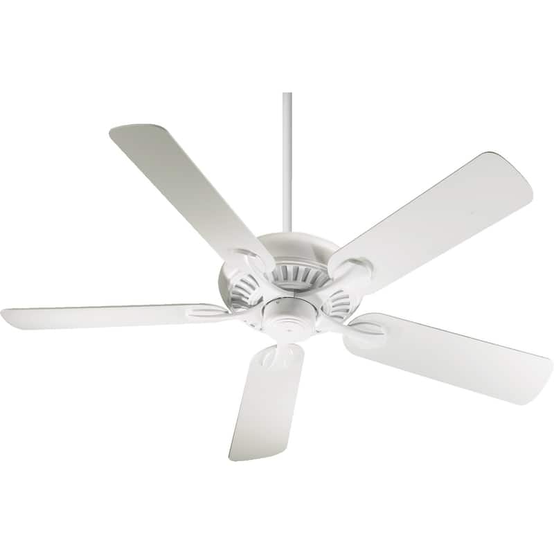 Pinnacle 52" Transitional Ceiling Fan. - Studio White - Large space - studio white blades