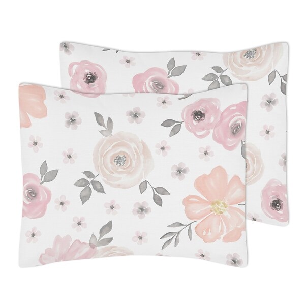 sweet jojo watercolor floral comforter