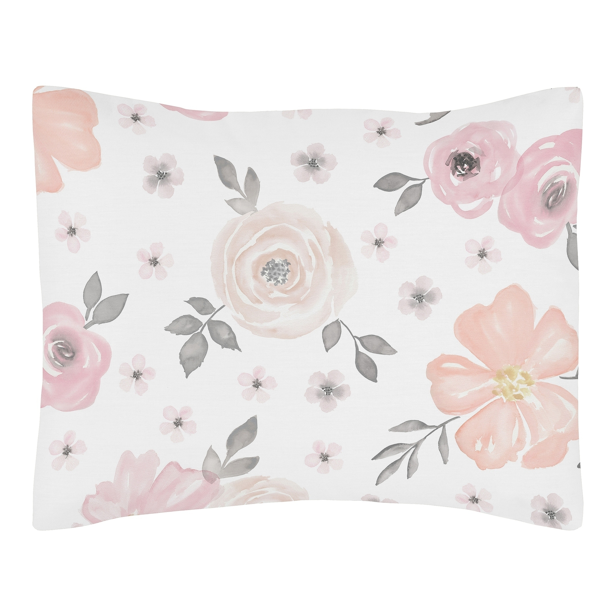 Sweet jojo designs blush pink grey and sales white