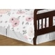preview thumbnail 4 of 3, Sweet Jojo Designs Blush Pink, Grey and White Chic Watercolor Floral Collection Girl 5-piece Toddler-size Comforter Set