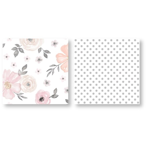 Sweet jojo watercolor floral comforter cheap