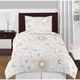 preview thumbnail 1 of 2, Sweet Jojo Designs Blush Pink, Gold, Grey and White Star Moon Celestial Collection Girl 4-piece Twin-size Comforter Set