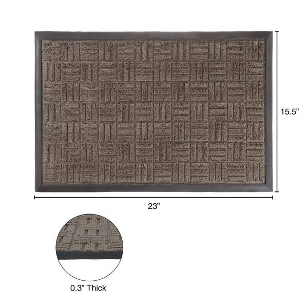 Shop Door Mat Indoor Outdoor Welcome Mat Nonslip Rubber Parquet