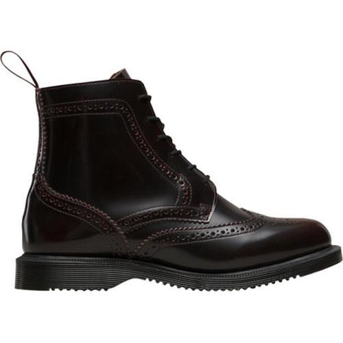 dr martens 6 eye cherry red