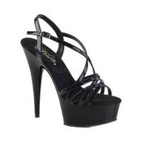 Shop Pleaser Women's 'Delight-611SP' Black Patent Spiked D'Orsay ...