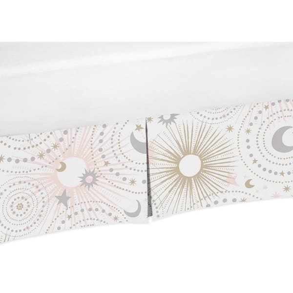 Sweet Jojo Designs Blush Pink, Gold, Grey and White Star and Moon ...