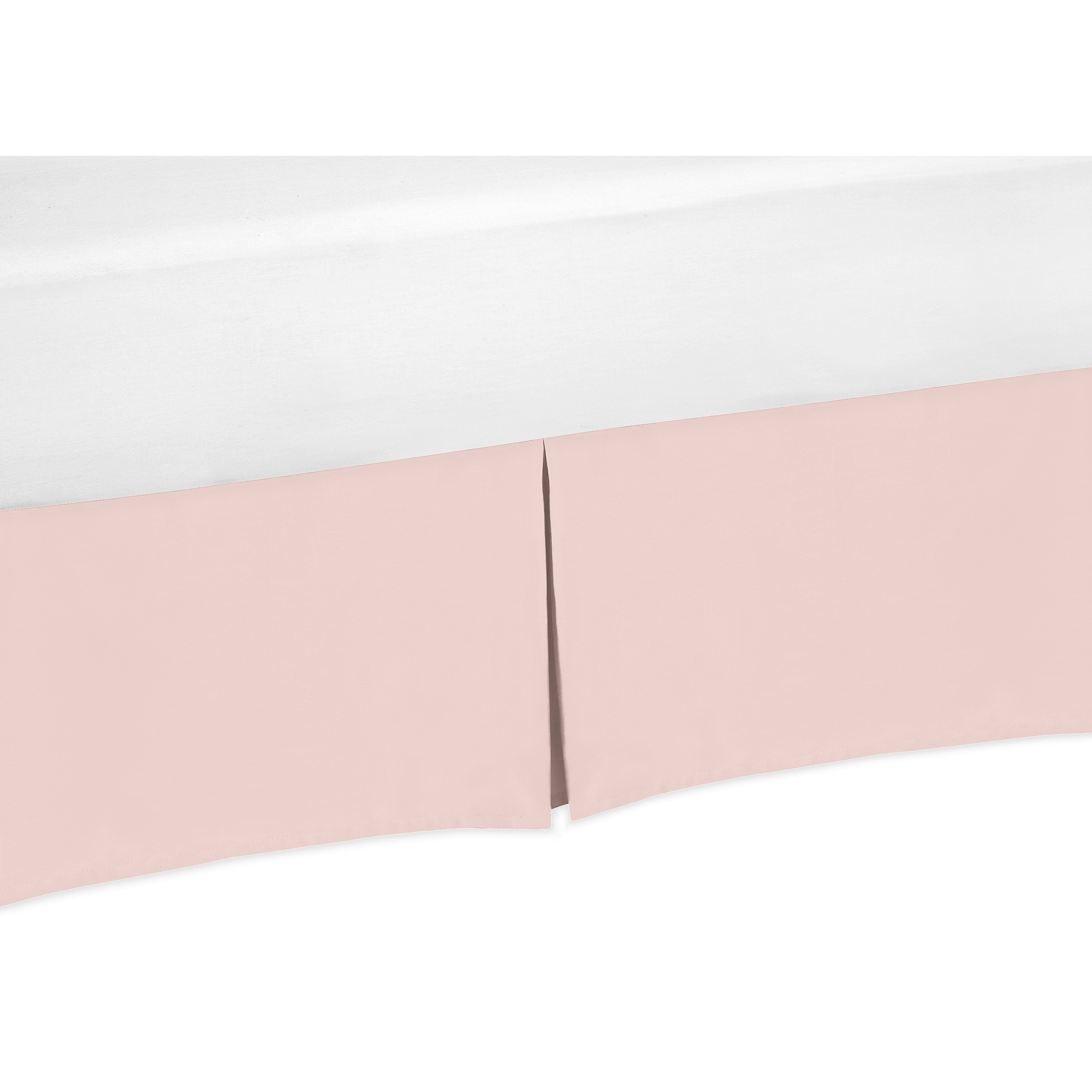 Sweet Jojo Designs Solid Blush Pink Celestial Baby Girl Collection Crib Bed Skirt