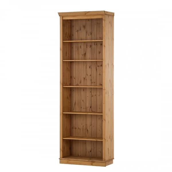 Shop Annabelle 86 Inch Solid Pine Bookshelf On Sale Overstock