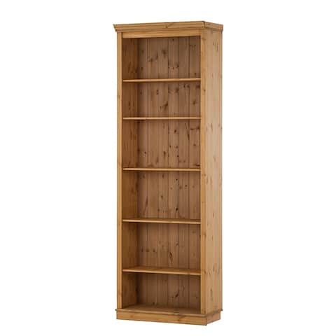 Bookshelves Bookcases Online At Our Best Living Annabelle 86 Inch Solid Pine Bookshelf