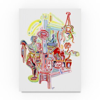 Josh Byer 'Counter Cat' Canvas Art - Bed Bath & Beyond - 19204506