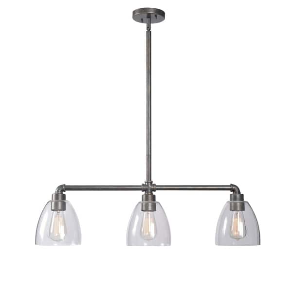Piper Vintage Metal 3 Light Island Ceiling Piper Vintage Metal 3 Light Island Ceiling