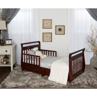 Dream On Me, Sleigh Toddler Bed w/ Storage Drawer