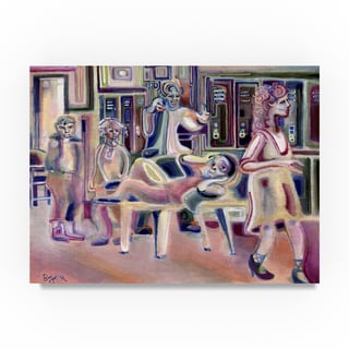 Josh Byer 'Hallway' Canvas Art - Bed Bath & Beyond - 19205130