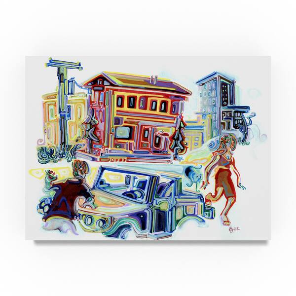 Josh Byer 'Jeep' Canvas Art - Bed Bath & Beyond - 19205158
