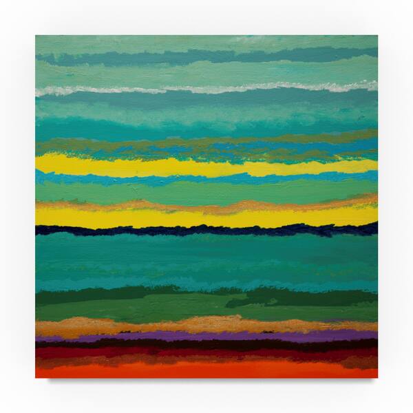 Hilary Winfield 'Dimension Cool' Canvas Art Bed Bath & Beyond 19205689