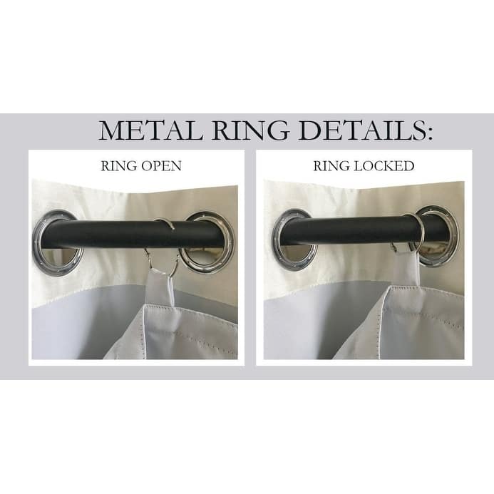DriftAway Insulated Blackout Curtain Liner for grommet curtains