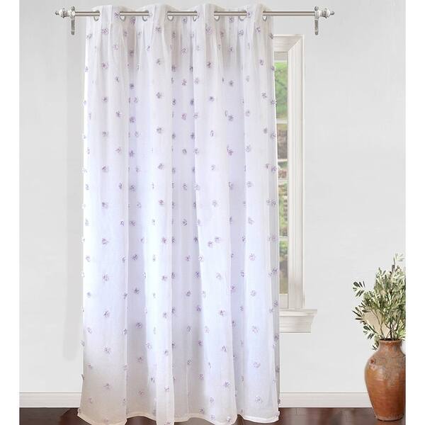 Shop Driftaway Ellie White Voile Sheer Blackout Curtain Liner