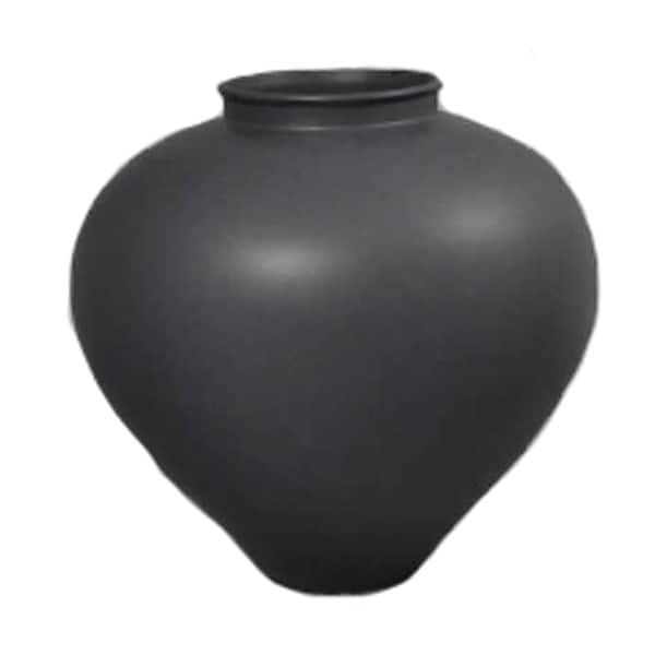 Shop DECORATIVE CERAMIC VASE, MATTE BLACK Free Shipping