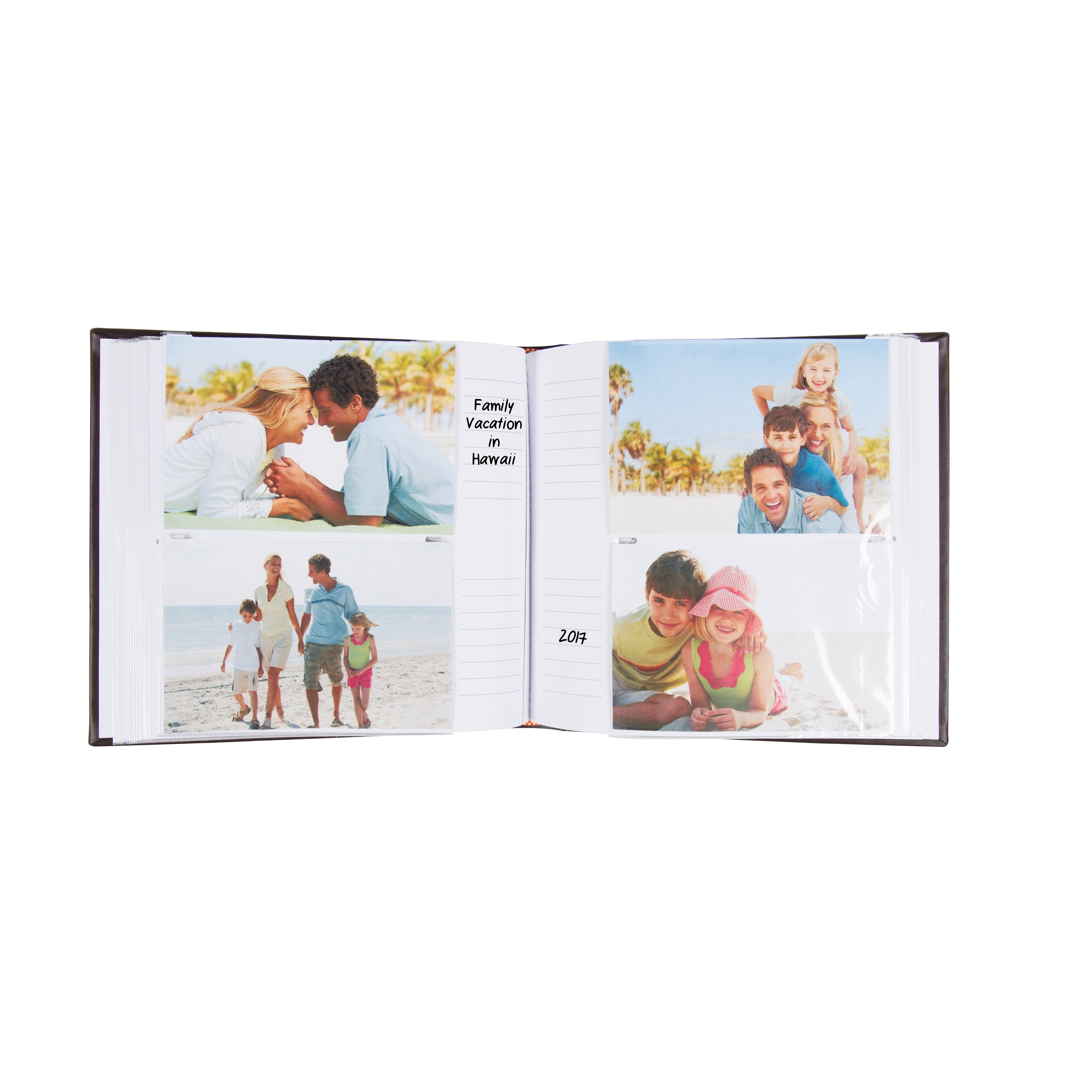 Set of 4 Blue Holds 300 4x6 Photos DesignOvation Debossed Faux Leather Photo Album