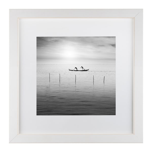 Moises Levy 'Meta Al Sol' Matted Framed Art